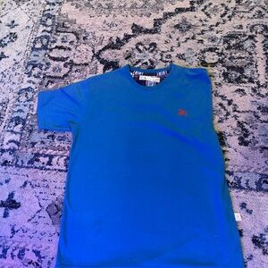 Vintage Burberry’s Blue Plaid Accent Shirt